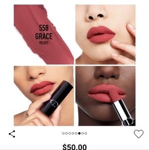 Chrestian Dior Lipstick - 558 Grace Velvet Pink Rouge New Tester